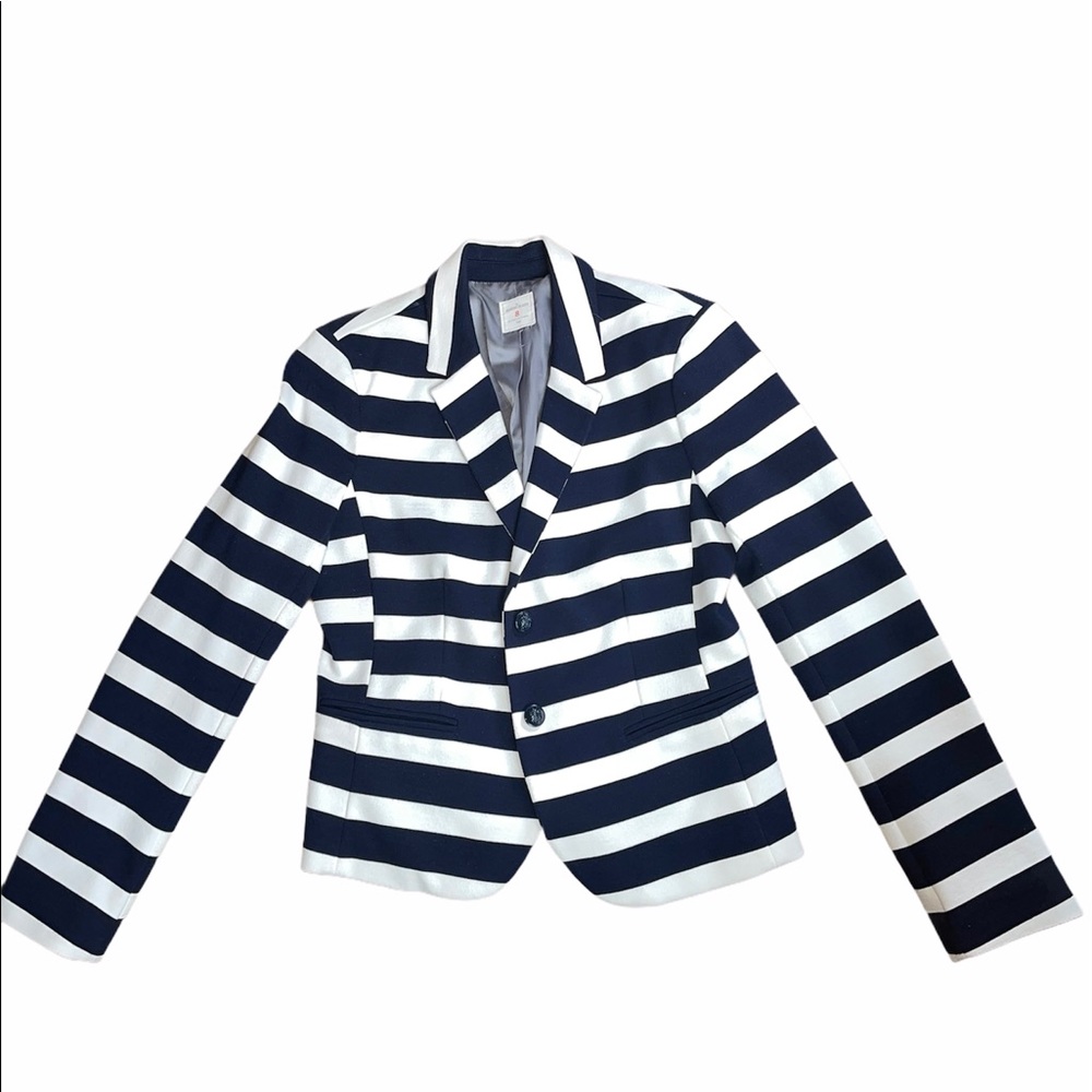 Academy Blazer from Gap- Navy Blue White Stripe